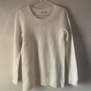 Gap Cable-knit Cream Off White Crew Sweater Medium